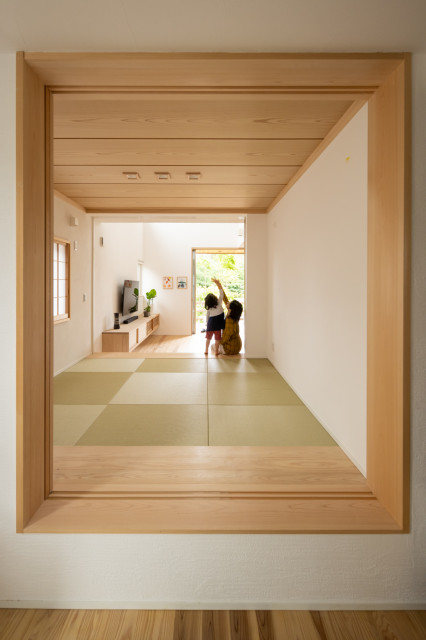 和室 giapponese-moderno-salotto