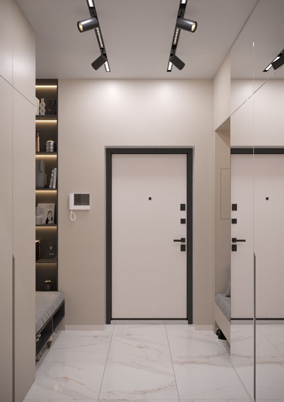 ЖК ЗилАрт дизайн интерьера для семьи из двух человек.