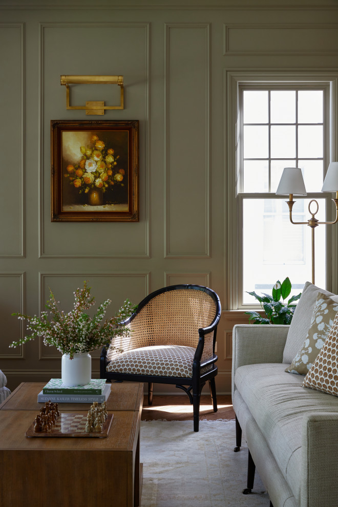 Pillement House - Farmhouse - Family Room - Chicago - by Laura Design ...