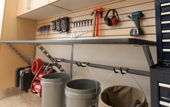 Monkey Bar Garage Storage traditional-car-porch