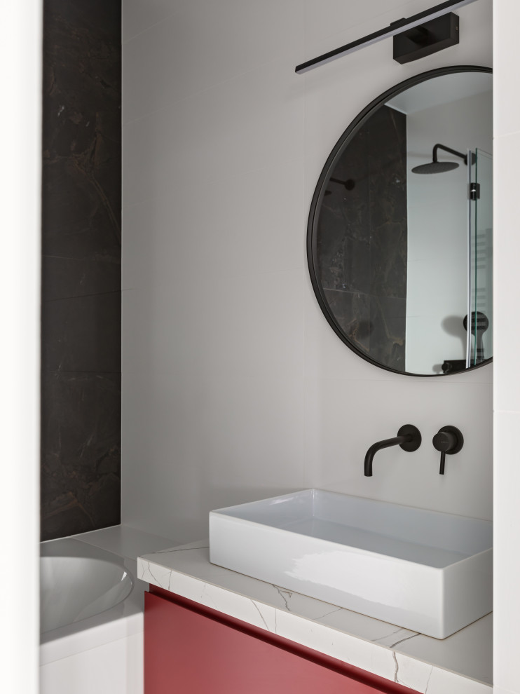 Цветовой минимализм в арендной квартире .