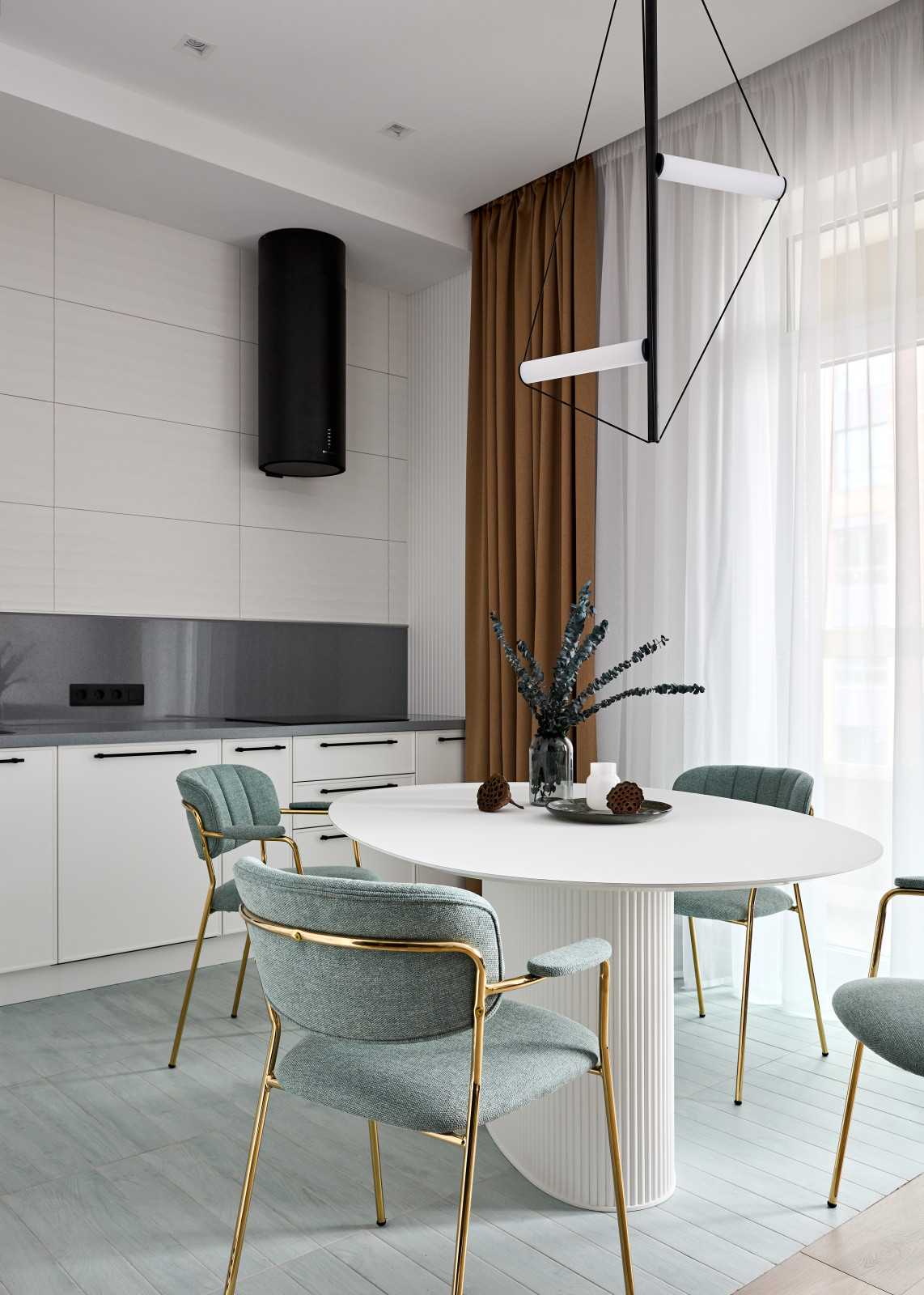 ГОЛУБОЙ + ЛАТУНЬ