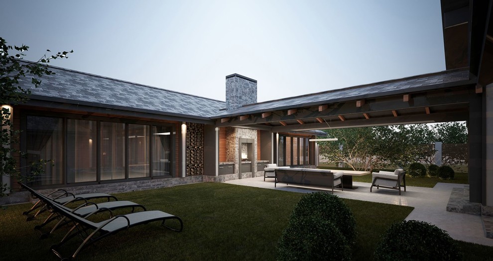 Проект дома в стиле шале