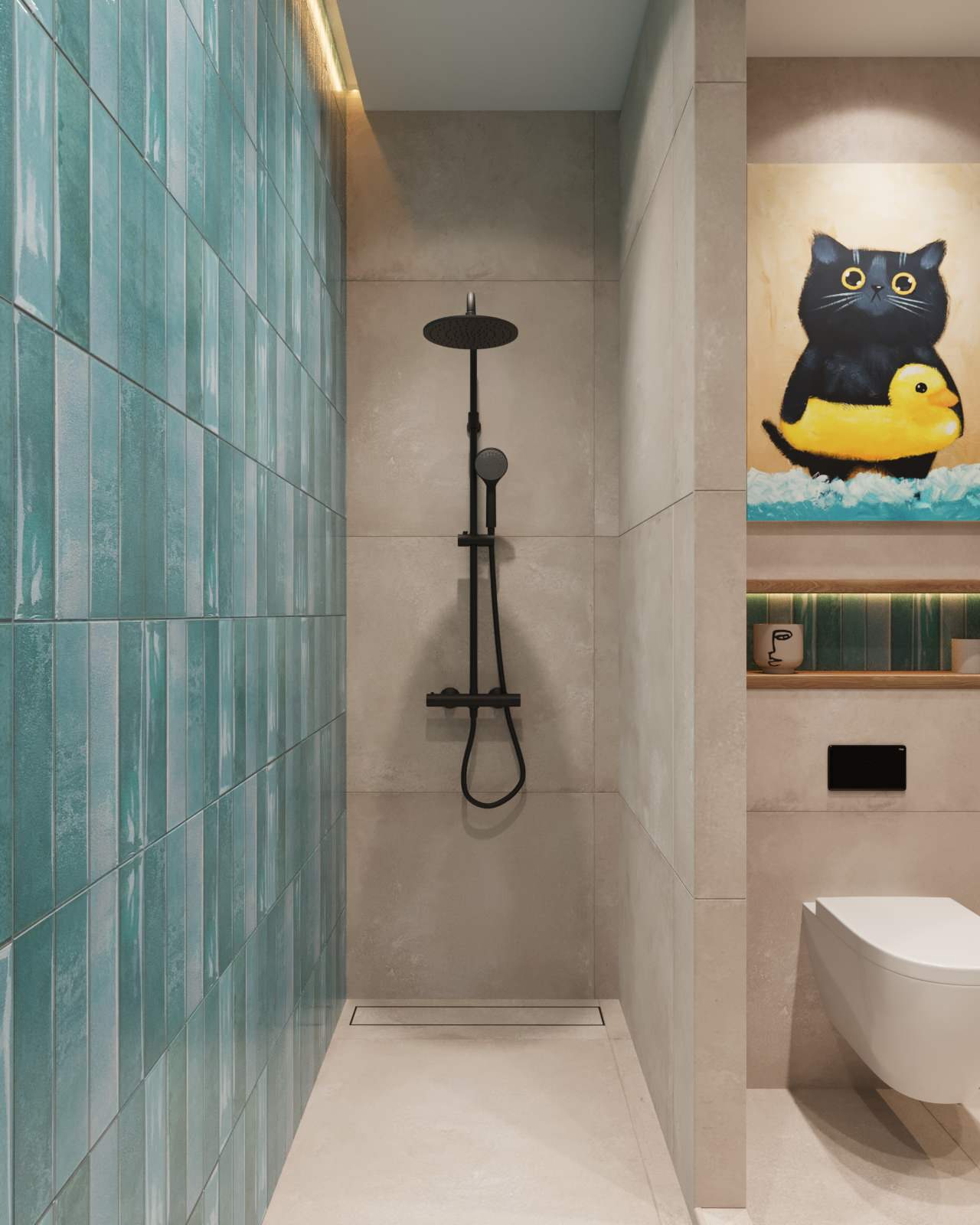 Проект однокомнатной квартиры в Санкт-Петербурге, очень самобытный