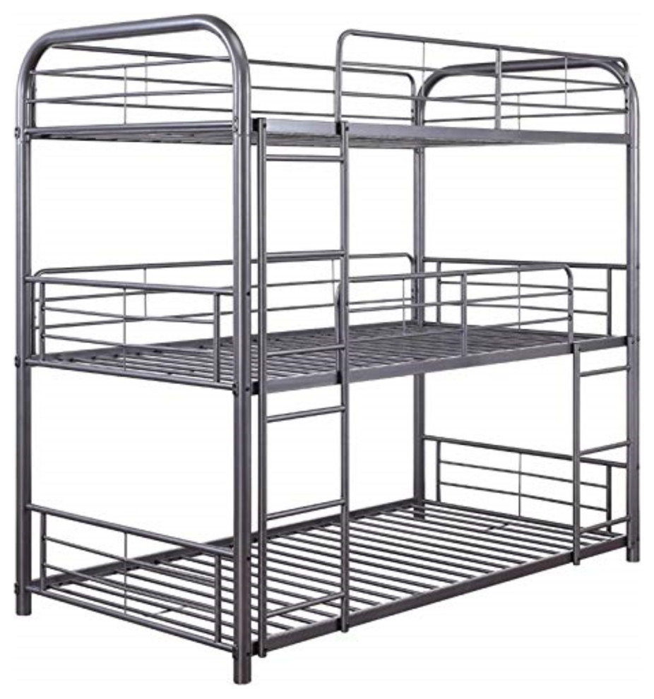 Ergode Triple Bunk Bed, Twin Transitional Bunk Beds by
