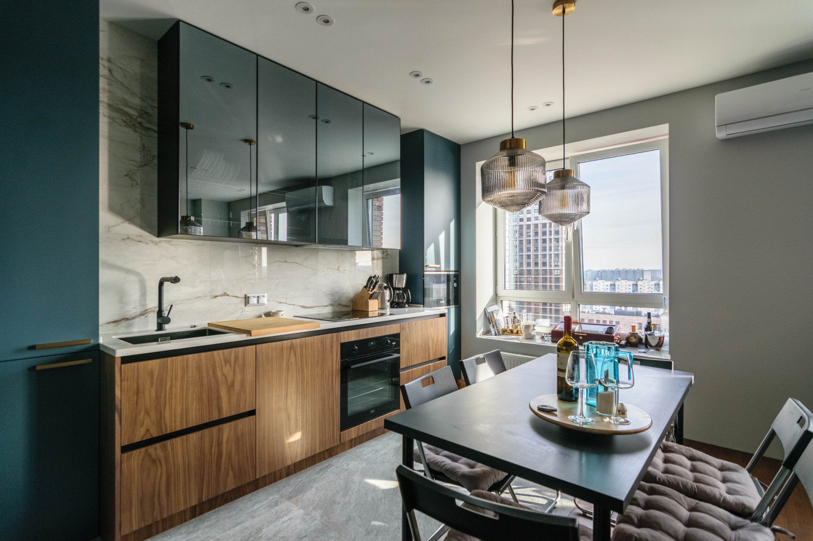 Материалы + стиль: уникальная кухня