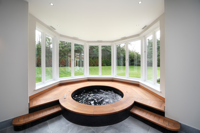 Surrey Mansion contemporary-pool