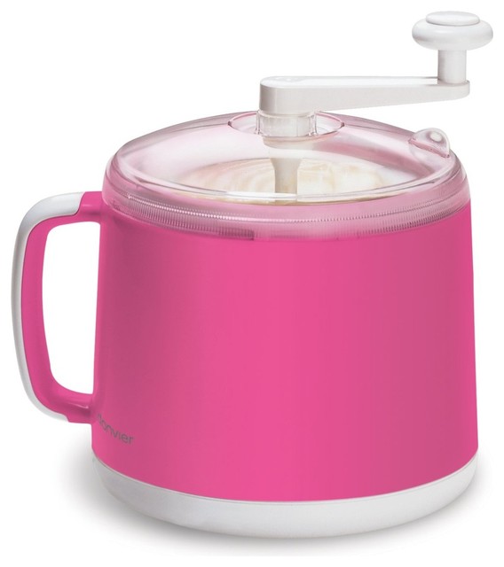 Cuisipro Donvier Ice Cream Maker Pink Contemporary Ice Cream Makers