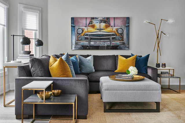 Forest Lane contemporain-salon