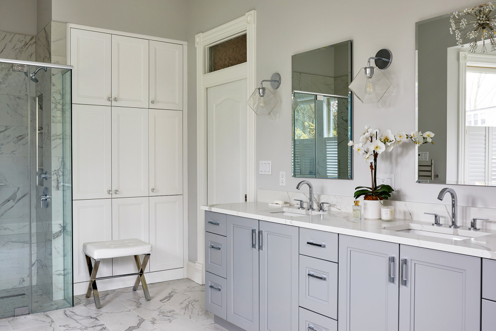 Bathroom - transitional bathroom idea in DC Metro