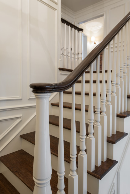 Berkeley Brick Home american-traditional-staircase