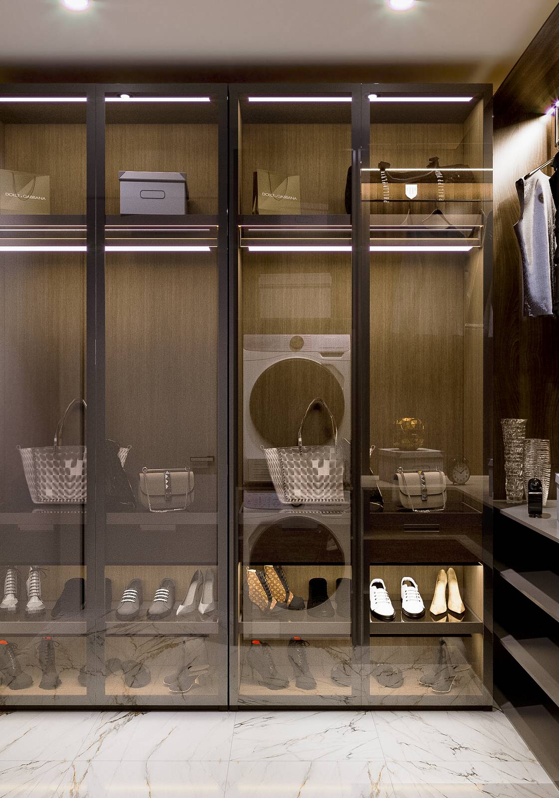 Светлая квартира в стиле неоклассика