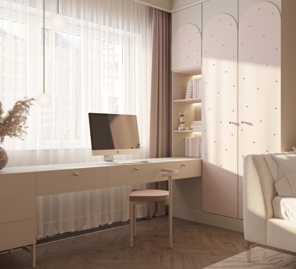 Комната для девочки-подростка, ЖК Микрогород "В лесу"