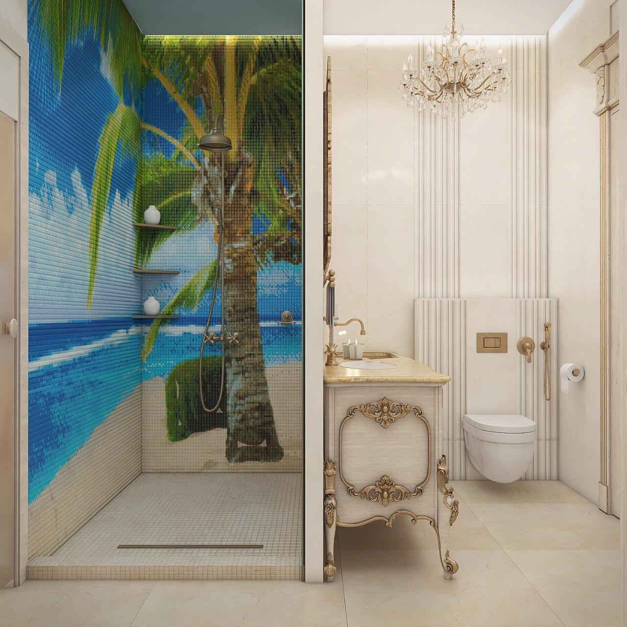 Дизайн ванной комнаты и санузла