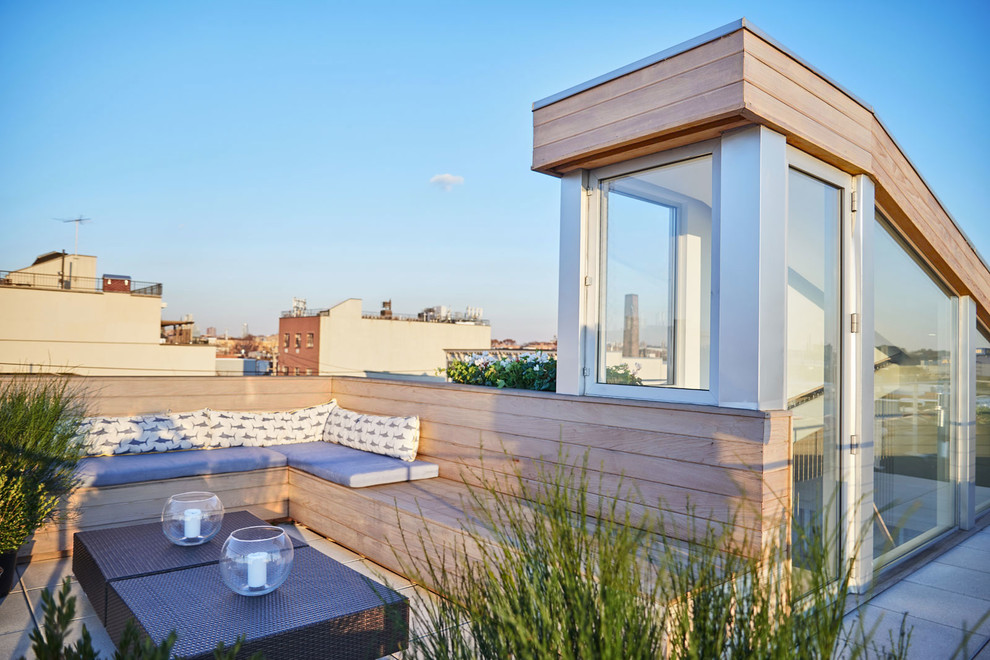 This is an example of a deck in New York.