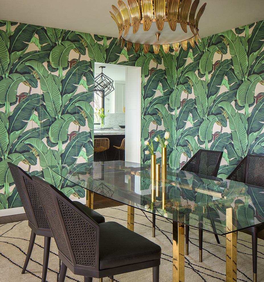 Inspiration for a midcentury dining room in San Francisco.
