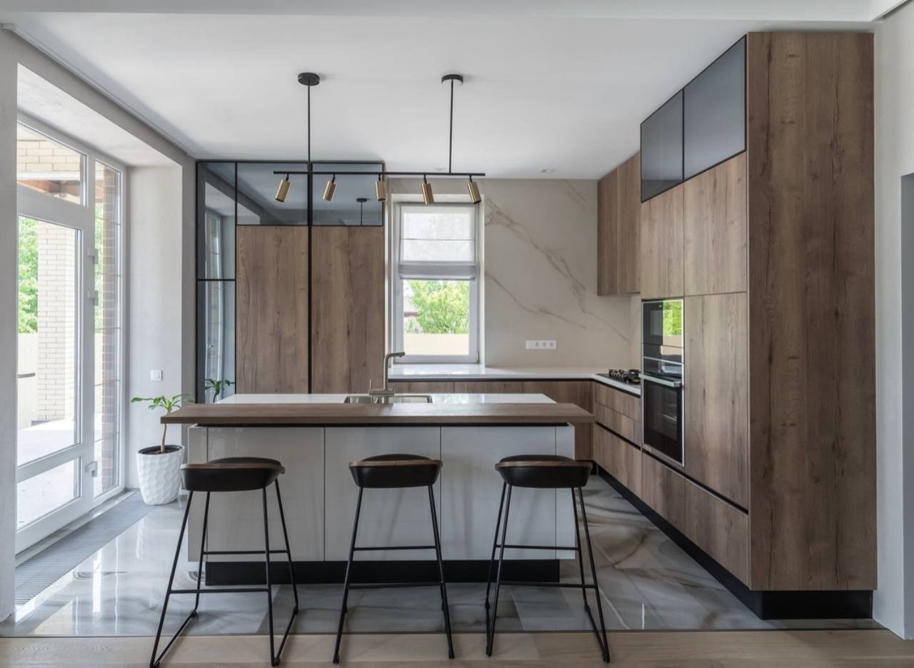 Проект в частный дом совместно с дизайнером Лилией Алексеевой