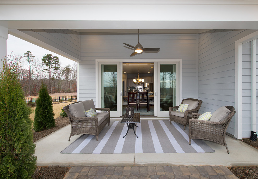 Design ideas for a transitional patio in Charlotte.