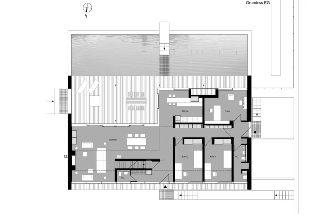 Wohnhaus C1 contemporary-floor-plan