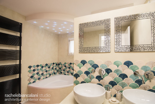 16 Idee Per Rivestire Il Bagno Con Piastrelle Verde Smeraldo
