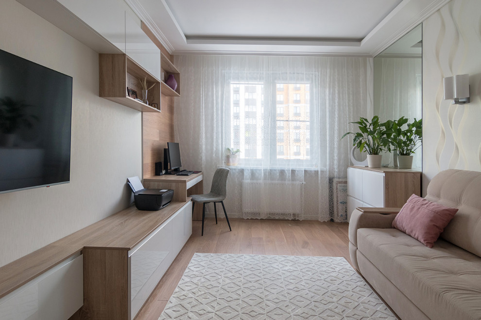 Дизайн четырехкомнатной квартиры в ЖК "Лучи".