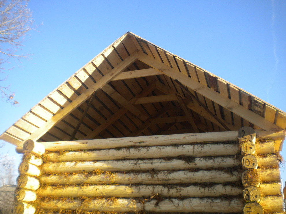 Баня из бревна