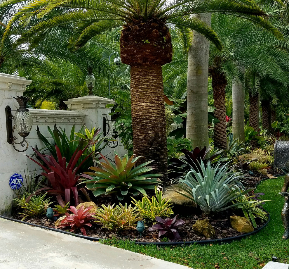Mediterranean garden in Miami.