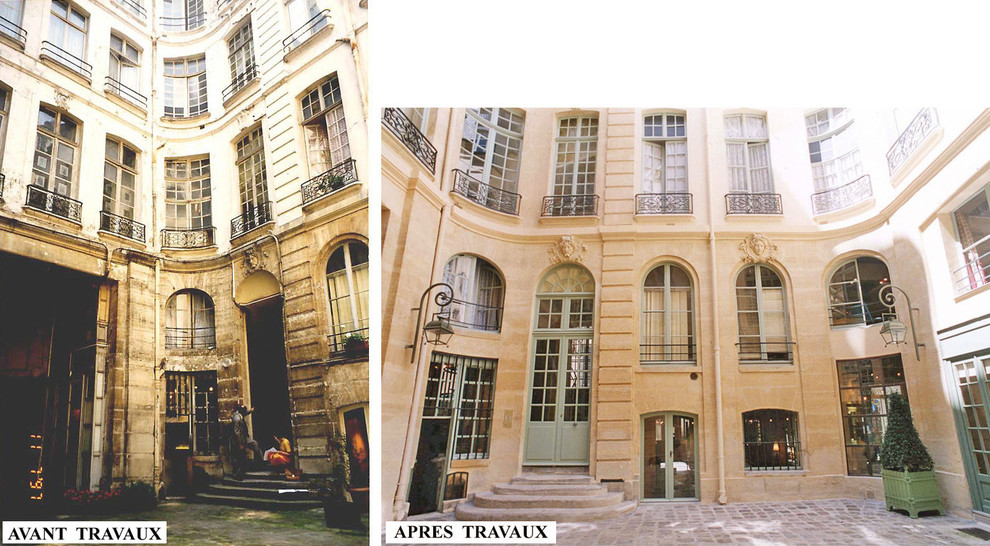Restauration d'un immeuble MH - rue Saint-André des Arts
