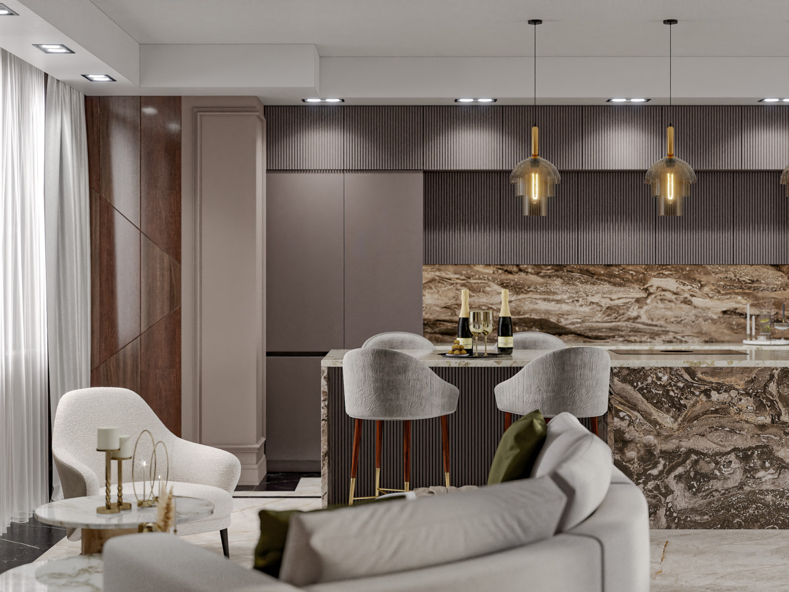 Дизайн дома в пригороде Королева