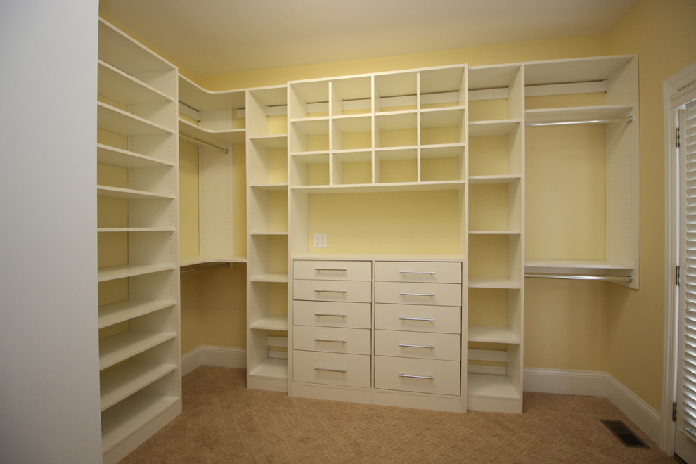 Home design - large transitional home design idea