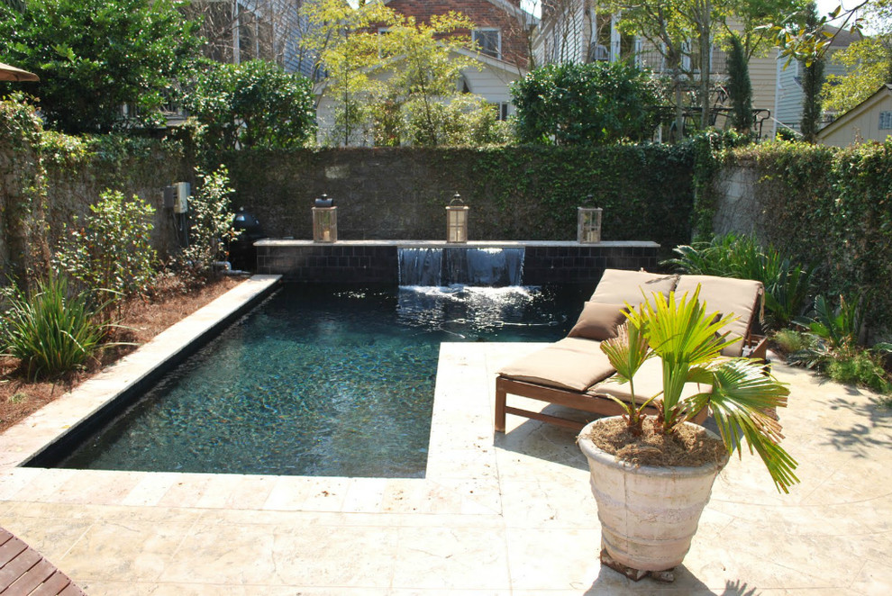 Design ideas for a contemporary pool in Charleston.