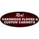 Real Hardwood  Floors and Custom Cabinets