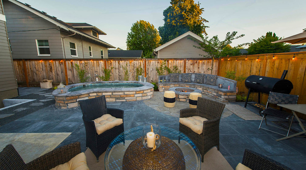 Transitional exterior home photo in Portland