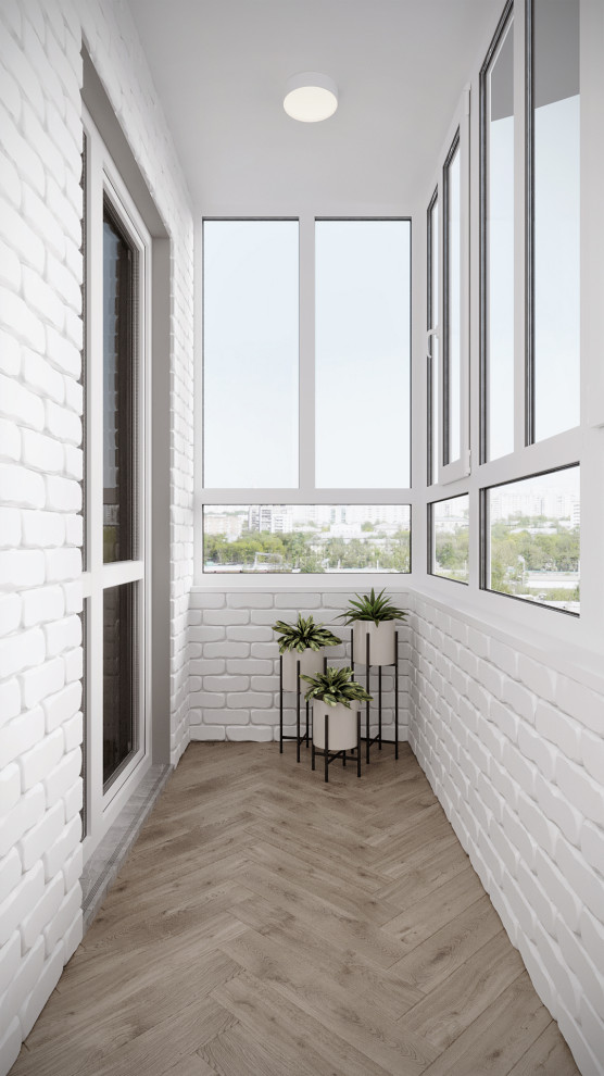 3к студия монохромный интерьер в стиле Современной классики