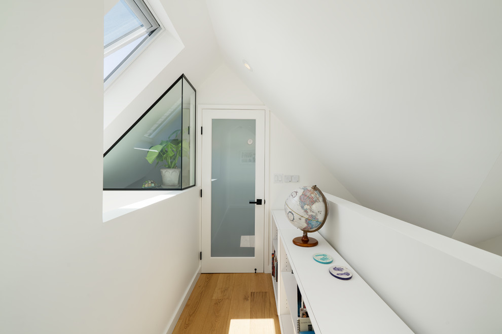 Modern Remodel with Custom White Oak Millwork