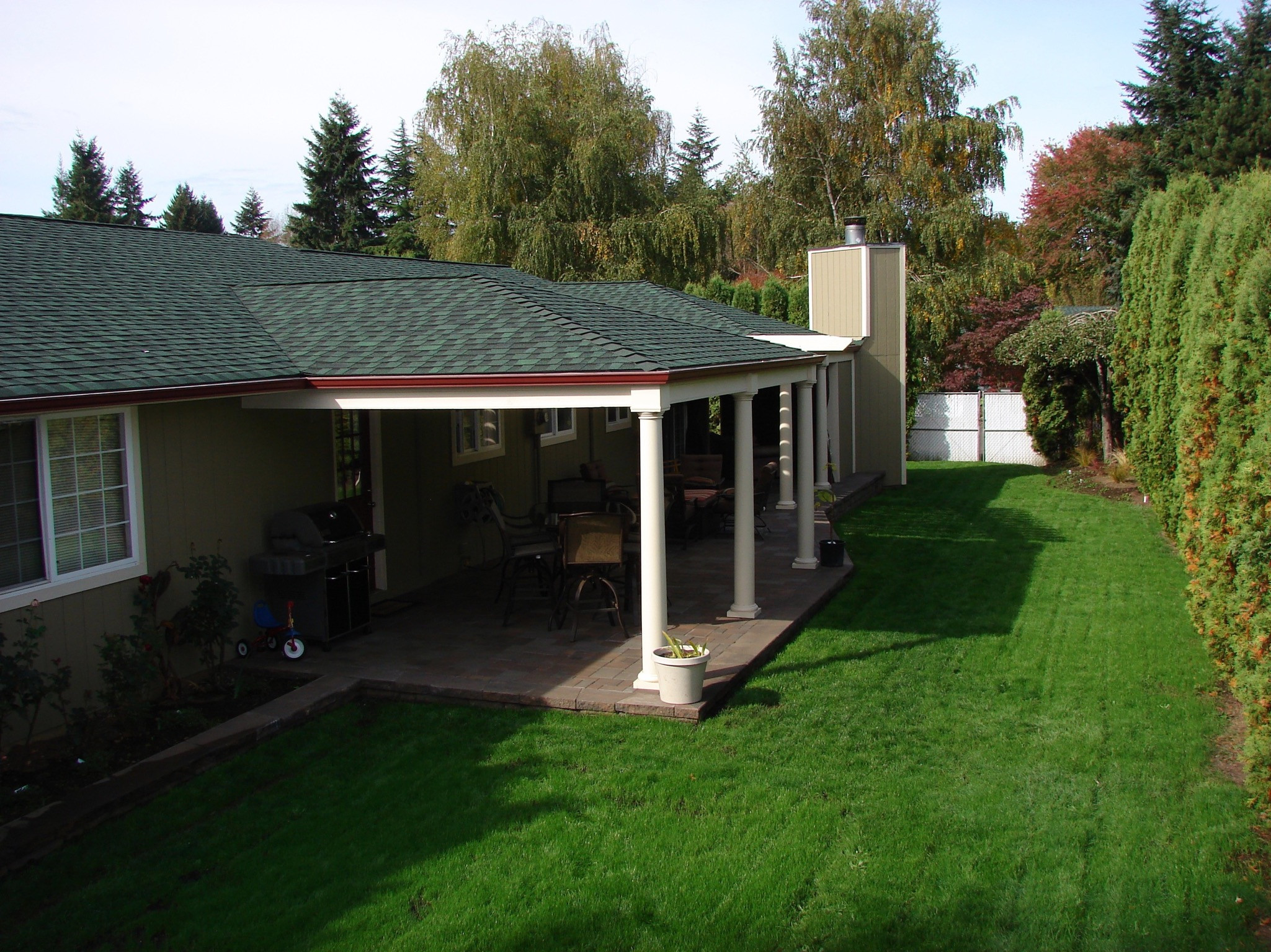 outdoor living space