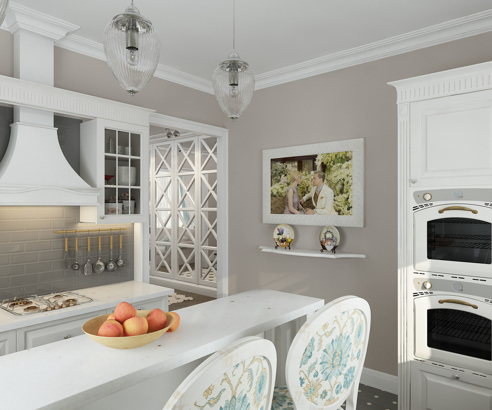 Двухэтажный таунхаус в стиле прованс