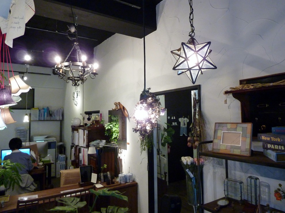 東京都下にある北欧スタイルのおしゃれなホームオフィス・書斎の写真