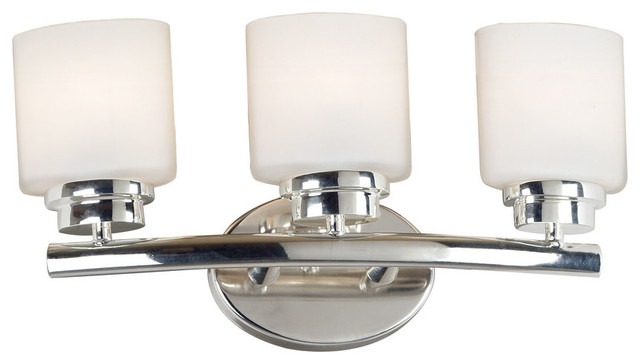 3 Light Bathroom Fixture from Bow Collection
