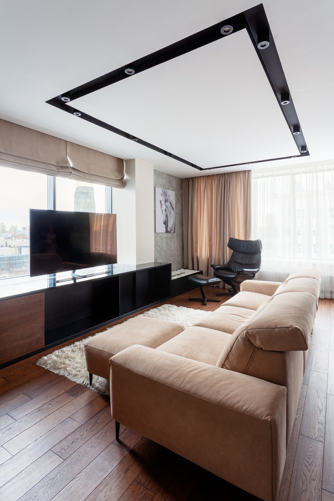 Интерьер квартиры R18-R19 в комплексе апартаментов Radius Central House