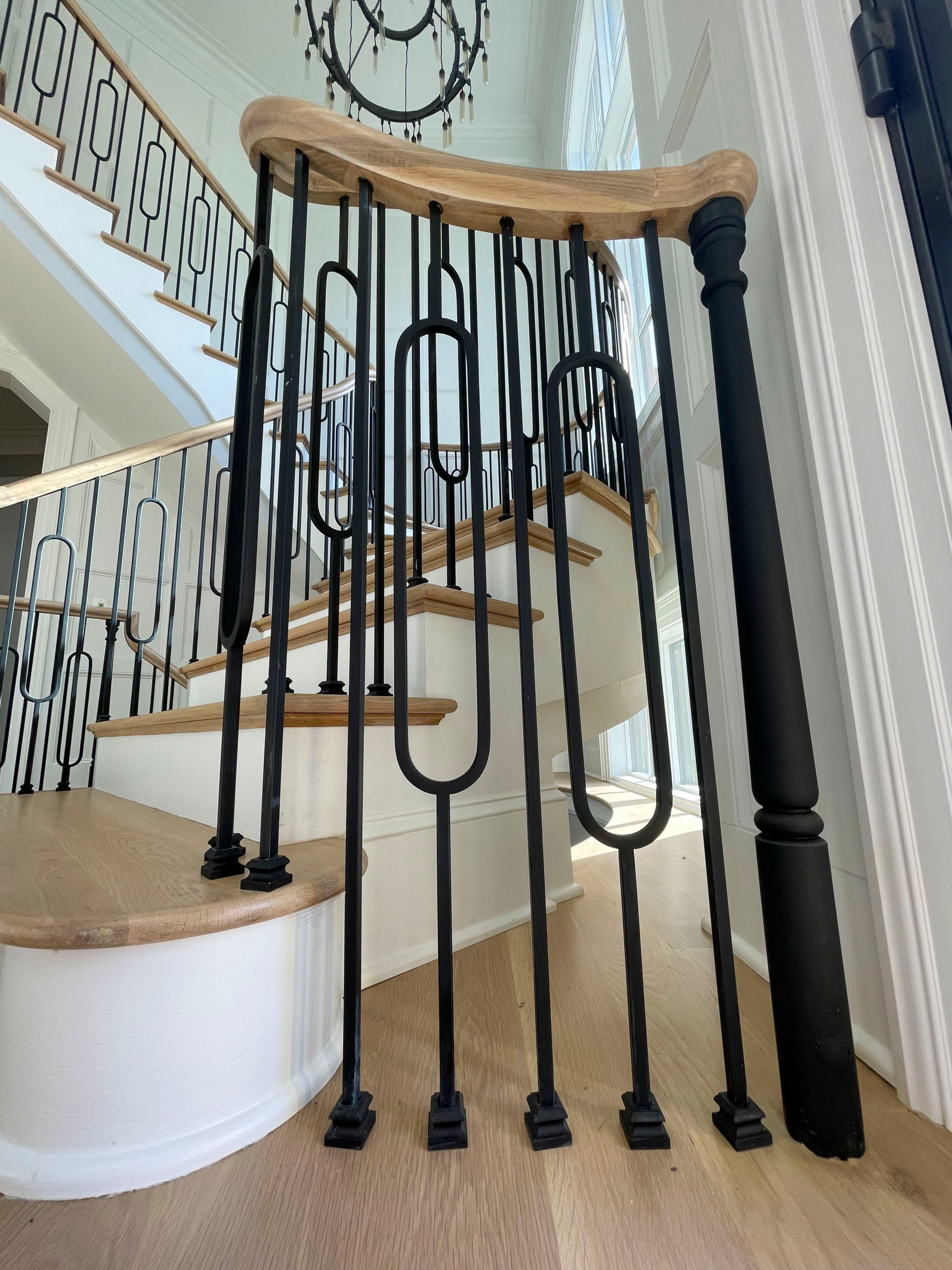95_Remarkable and elegant floating elliptical staircase, McLean, VA 22101