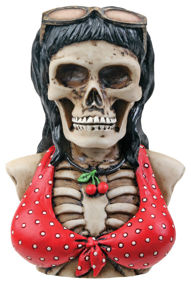 Hot Rod Sally - Collectible Figurine Statue Sculpture Figure Skeleton