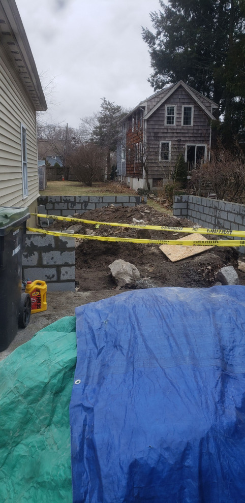 Addition Project Block Foundation