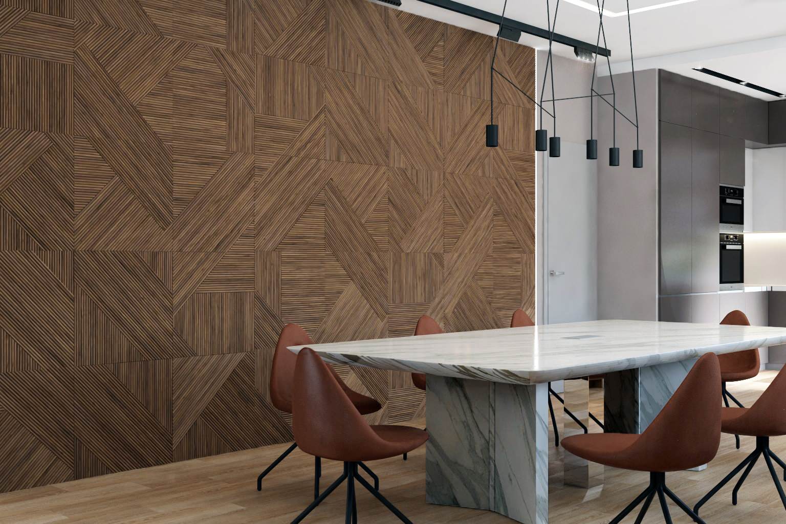 Кухня-гостиная в современном стиле