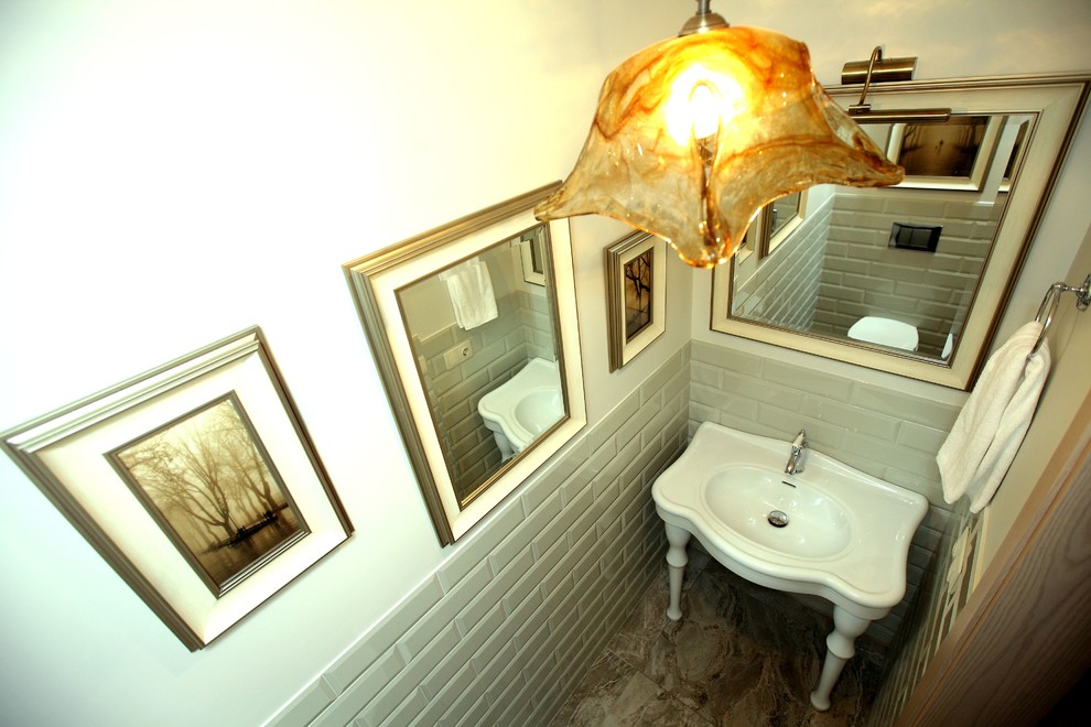 Интерьер загородного дома, гостевой этаж