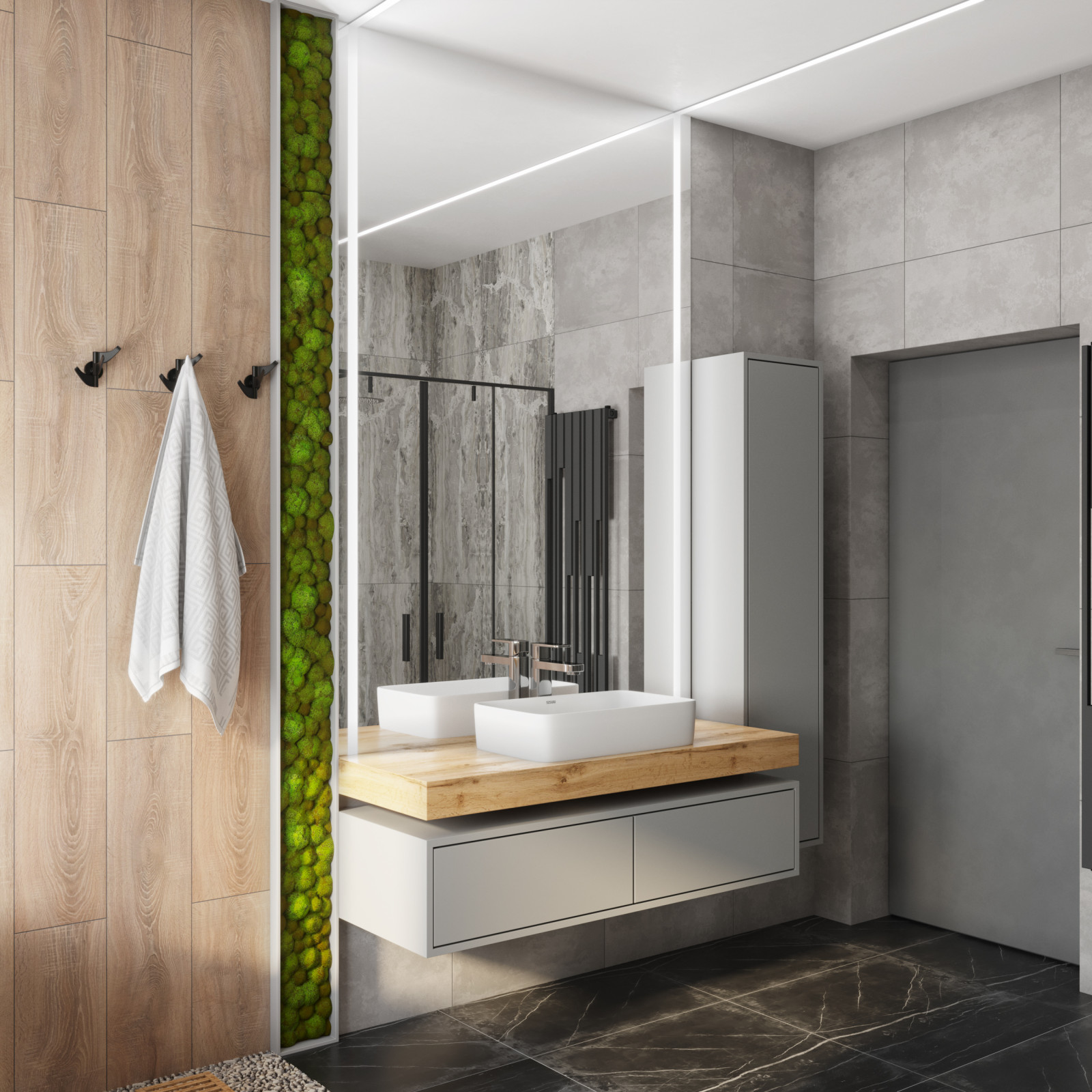 Ванная в эко-стиле