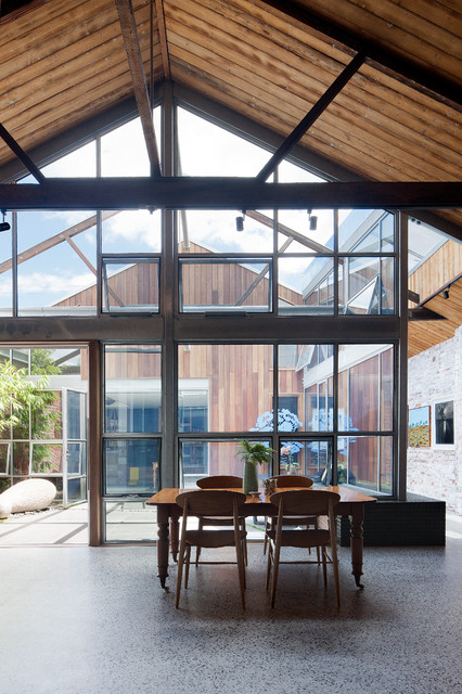 Warehouse Conversion industrial-dining-room