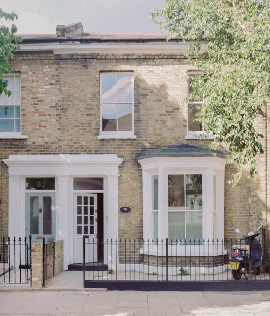 London Fields Renovation skandinavisk-fasad
