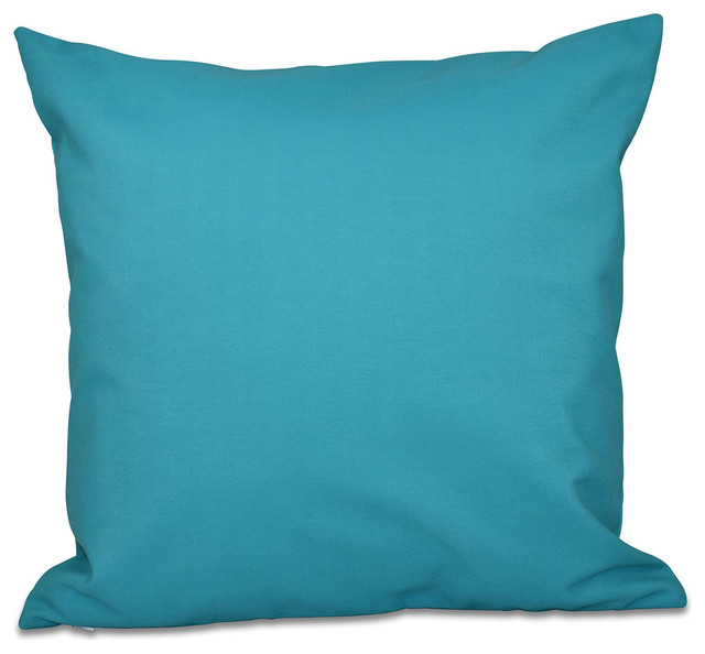 Solid Color Decorative Pillow Contemporary Pillows Solid Color Decorative Pillow Lake Blue