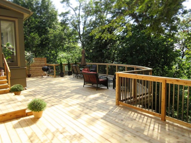 Cedar Decking terrace